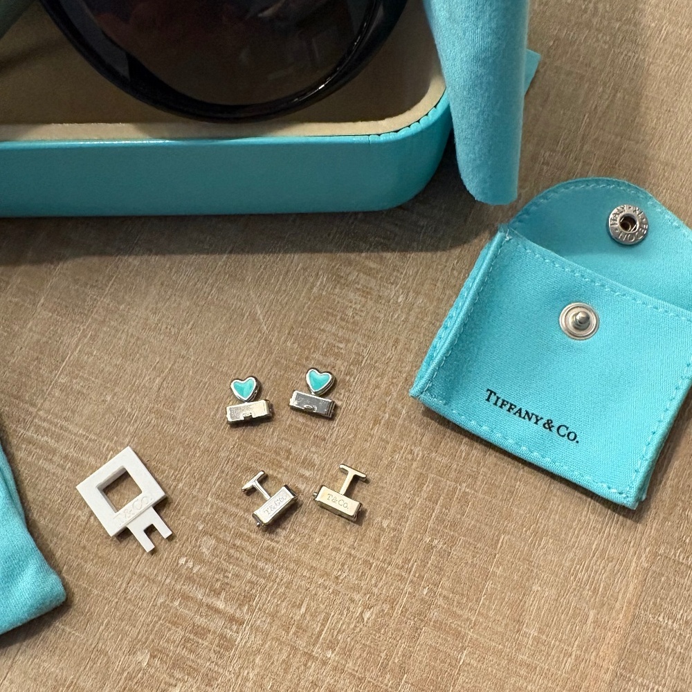 Tiffany & Co.  Never used charms for sunglasses